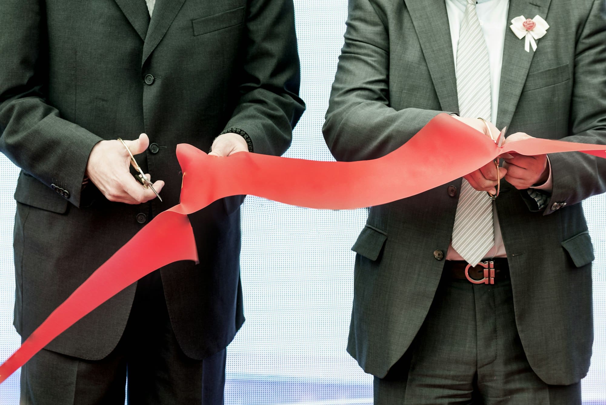 Ribbon cutting ceremony