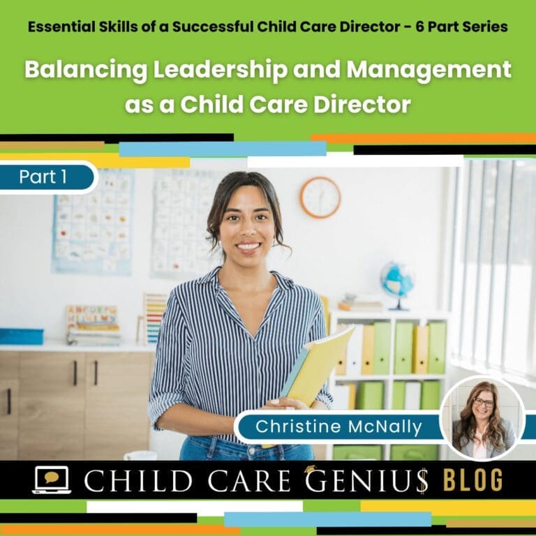 Essential Skills of a Successful Child Care Director - Part 1 ...